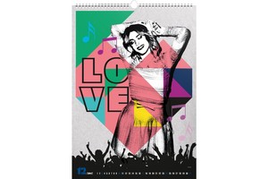 Falinaptár Violetta Posters REALSYSTEM 6095-VI 48x46cm, W. Disney