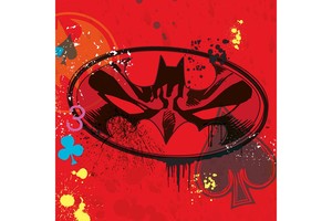 Falinaptár Batman 30x30cm REALSYSTEM 6096 tűzött, 7 lap, 16 hónap