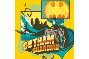 Falinaptár Batman 30x30cm REALSYSTEM 6096 tűzött, 7 lap, 16 hónap