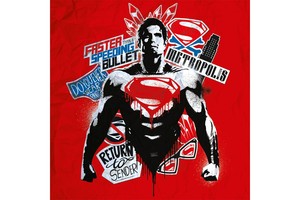 Falinaptár Batman v Superman 30x30cm, REALSYSTEM 6096 tűzött, 7 lap