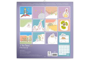 Falinaptár Le Petit Prince 30x30cm REALSYSTEM 6096 tűzött, 7 lap