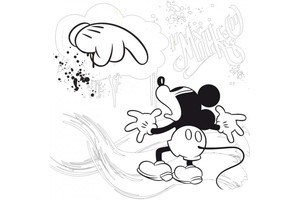 Falinaptár Mickey Mouse évhez nem kötött 30x30cm REALSYSTEM 6096-MM