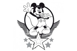 Falinaptár Mickey Mouse évhez nem kötött 30x30cm REALSYSTEM 6096-MM