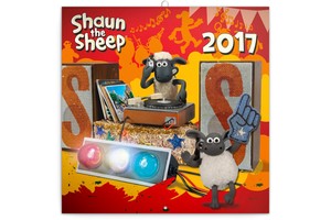 Falinaptár Shaun the Sheep 30x30cm REALSYSTEM 6096 tűzött, 7 lap