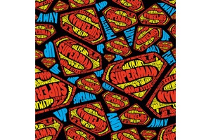 Falinapt&aacute;r Superman 30x30cm REALSYSTEM 6096 tűz&ouml;tt, 7 lap, 16 lap