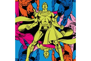 Falinapt&aacute;r Superman 30x30cm REALSYSTEM 6096 tűz&ouml;tt, 7 lap, 16 lap