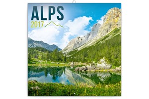Falinaptár ALPOK 30x30/30x60cm REALSYSTEM 6097 képes, tűzött, 7 lapos