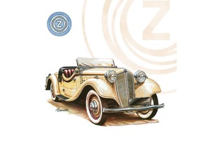 Falinaptár Classic Cars 30x30cm REALSYSTEM 6097 képes, tűzött,