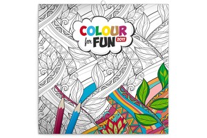 Falinaptár Colour for fun 30x30cm, REALSYSTEM 6097 képes, tűzött