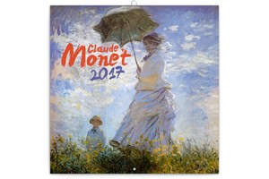 Falinaptár Claude Monet 30x30cm REALSYSTEM 6097 képes, tűzött