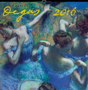 Falinaptár Edgar Degas 30x30/30x60cm REALSYSTEM 6097-ED képes