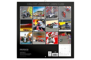 Falinaptár Formula 30x30cm REALSYSTEM 6097 képes, tűzött, 7 lapos