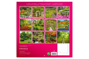 Falinaptár Gardens 30x30cm REALSYSTEM 6097 képes, tűzött, 7 lapos