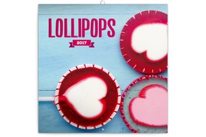 Falinaptár Lollipops 30x30cm REALSYSTEM 6097 képes, tűzött, 7 lapos