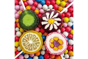 Falinaptár Lollipops 30x30cm REALSYSTEM 6097 képes, tűzött, 7 lapos