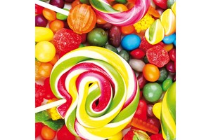 Falinaptár Lollipops 30x30cm REALSYSTEM 6097 képes, tűzött, 7 lapos