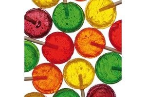 Falinaptár Lollipops 30x30cm REALSYSTEM 6097 képes, tűzött, 7 lapos