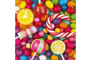 Falinaptár Lollipops 30x30cm REALSYSTEM 6097 képes, tűzött, 7 lapos