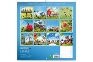 Falinaptár Microcosmos 30x30cm REALSYSTEM 6097 képes, tűzött, 7 lapos