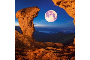 Falinaptár Moon 30x30/30x60cm REALSYSTEM 6097 képes, tűzött, 7 lapos