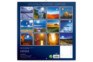 Falinaptár Moon 30x30/30x60cm REALSYSTEM 6097 képes, tűzött, 7 lapos