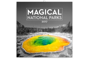 Falinaptár Magical National parksJakub Kasl 30x30cm REALSYSTEM 6097