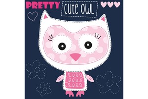 Falinaptár Wise owl family 30x30cm, REALSYSTEM 6097 képes, tűzött