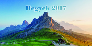 Asztali naptár Hegyek álló REALSYSTEM 7951 (320x155 mm)