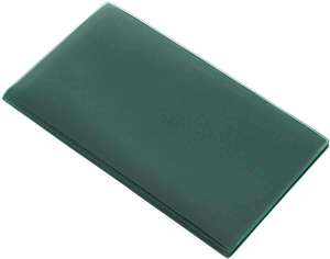 Zsebnaptár álló, REALSYSTEM 8081-08, leporelló, PVC borítós, zöld
