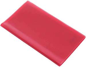 Zsebnaptár álló, REALSYSTEM 8081-09, leporelló, PVC borítós, bordó