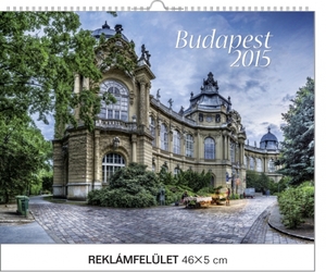 Falinaptár 46x32cm, spirálos, REALSYSTEM 6091 Budapest, fekvő, 14 lap