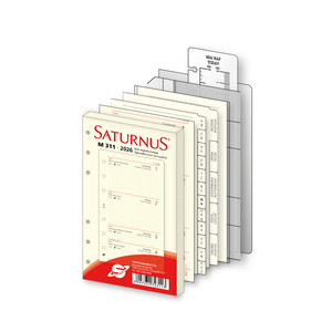 Kalendárium SATURNUS M214, chamios lapos, bordó bőr