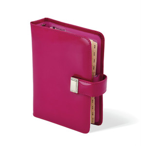 Kalend&aacute;rium SATURNUS M219, chamios lapos, pink bőr