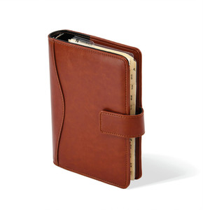 Kalendárium SATURNUS M231, chamois lap, barna műbőr