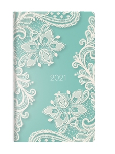 Agenda B6 heti, TopTimer J012, JOY, fehér belív, csipke 3D