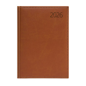 Agenda B5, heti, TOPTIMER B011 Business, chamois belív, barna, 2026