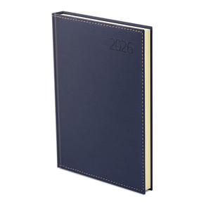 Agenda B5, heti, TOPTIMER B011 Business, chamois belív, kék, 2026