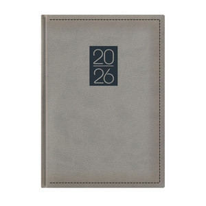 Agenda B5, heti, TOPTIMER C011 Classic, chamois belív, szürke