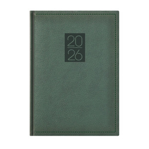 Agenda B5, heti, TOPTIMER C011 Classic, chamois belív, zöld