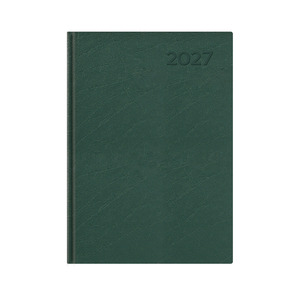 Agenda B5, heti, TOPTIMER E011 Economic, feh&eacute;r pap&iacute;r, z&ouml;ld 2027.