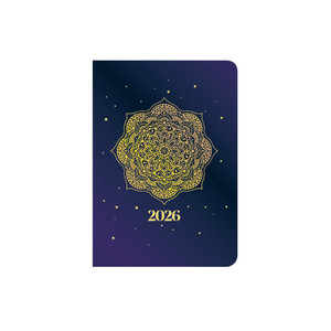 Agenda B6, heti, TOPTIMER F012 Flexi, fehér belív, mandalás