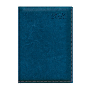 Agenda B5, heti, TOPTIMER I011 Image, chamois belív, kék
