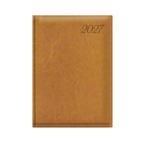Agenda B5, heti, TOPTIMER I011 Image, chamois bel&iacute;v, must&aacute;r 2027.