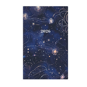 Agenda A5, heti, TOPTIMER J018 Joy, keskenyítet, fehér belív, galaxis
