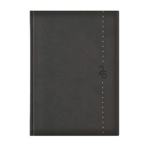 Agenda B5, heti, TOPTIMER L011 Linea, fehér belív, sötétszürke