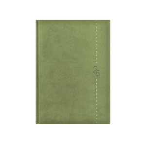 Agenda A5, heti, TOPTIMER L015 Linea, fehér belív, zöld