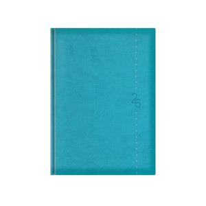 Agenda A5, heti, TOPTIMER L015 Linea, fehér belív, türkiz