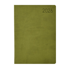 Agenda B5, heti, TOPTIMER M011 Madeira, fehér belív, világos-sötétzöld