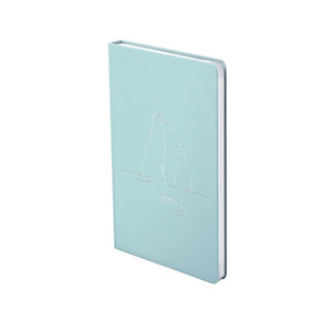 Agenda B6, heti, TOPTIMER P012 Pastel, fehér belív, kék