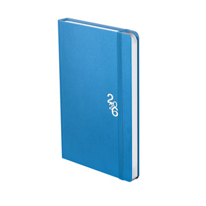 Agenda A5, heti, TOPTIMER R018 Rainbow, keskeny, fehér belív, v.kék